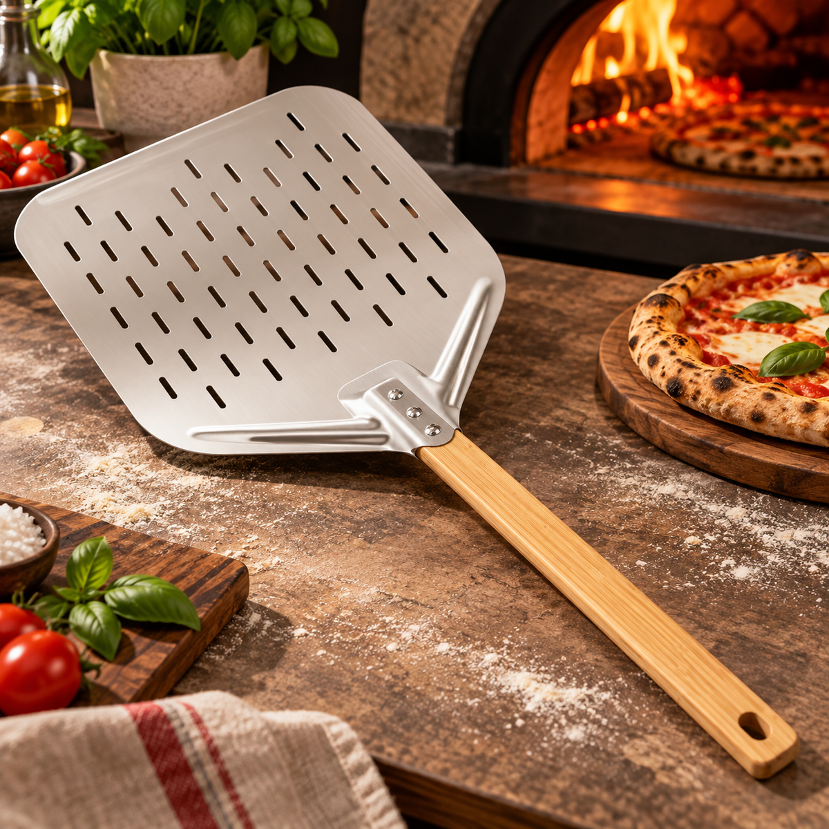 Pelle à Pizza Perforée
