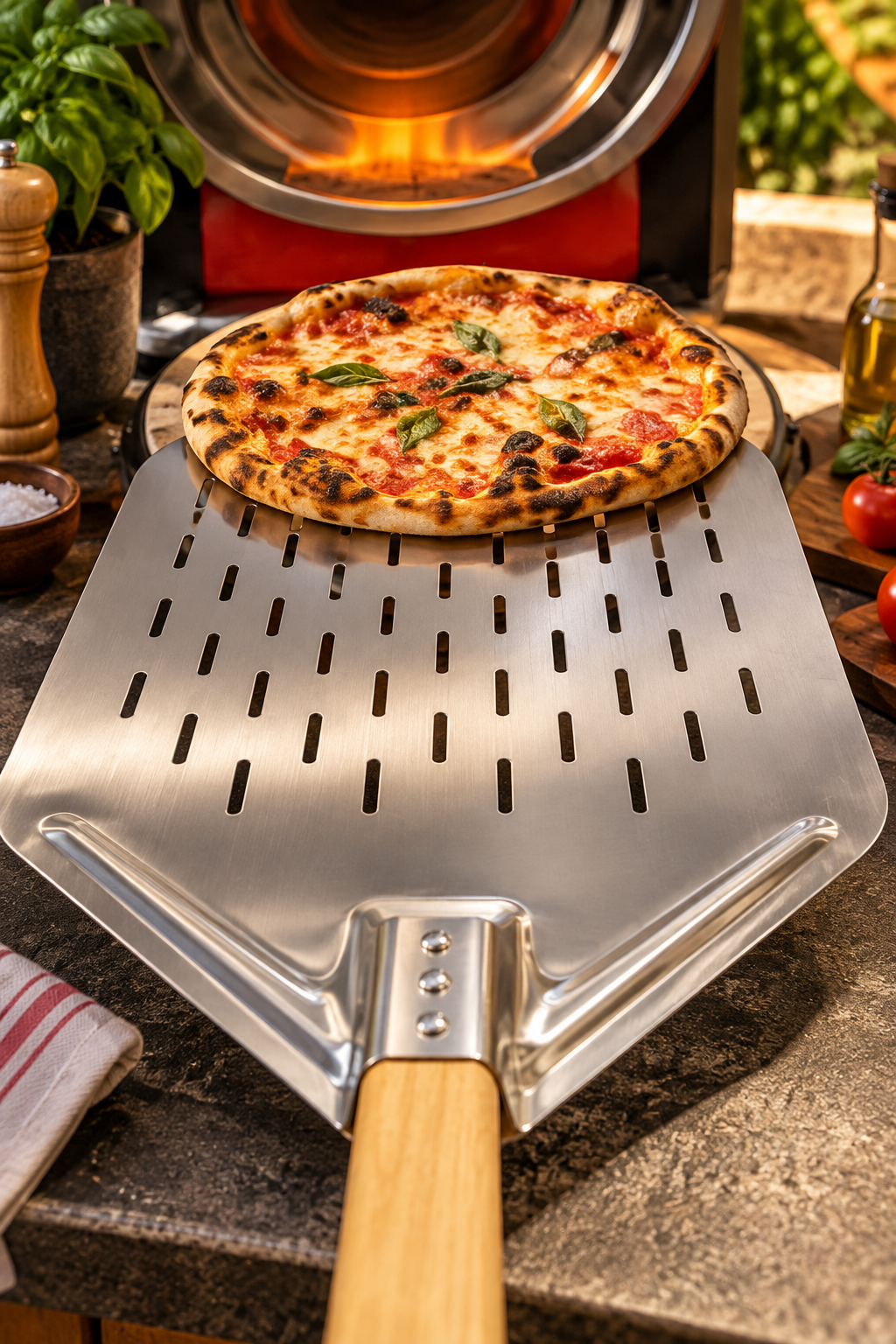 Pelle à Pizza Perforée