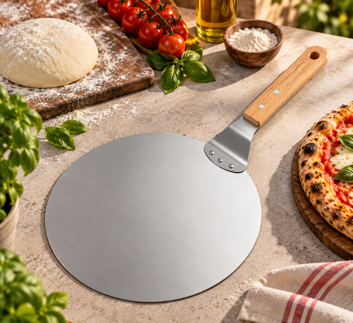 Pelle à Pizza Ronde